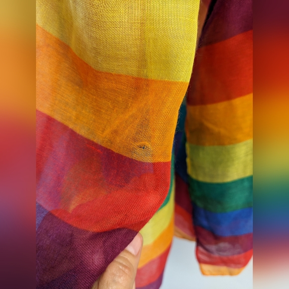 NWT WOKEN RAINBOW SCARF - Picture 6 of 7